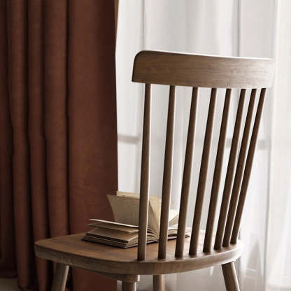 Vintage Rubberwood Dining Chair
