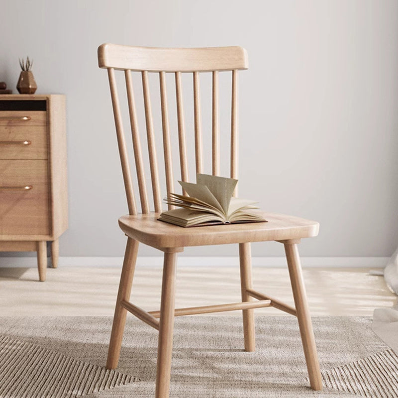 Vintage Rubberwood Dining Chair