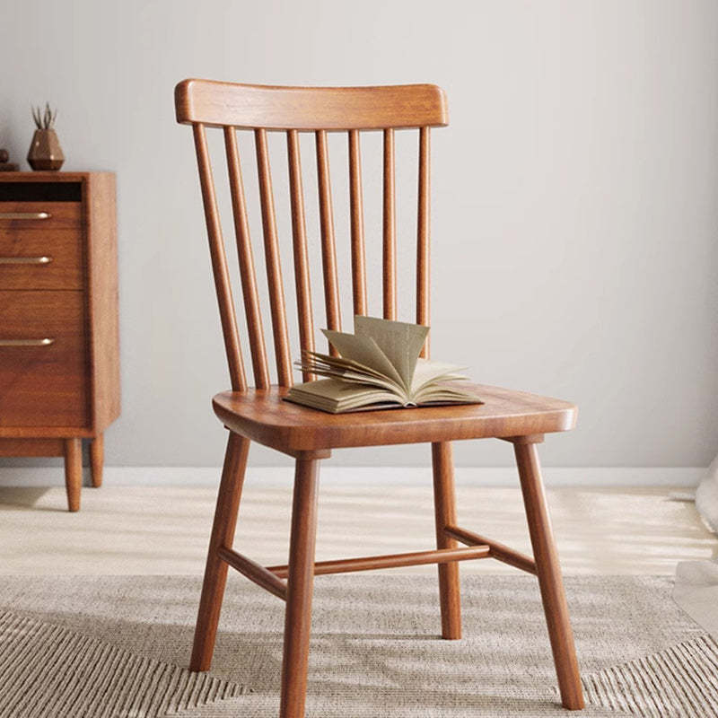 Vintage Rubberwood Dining Chair