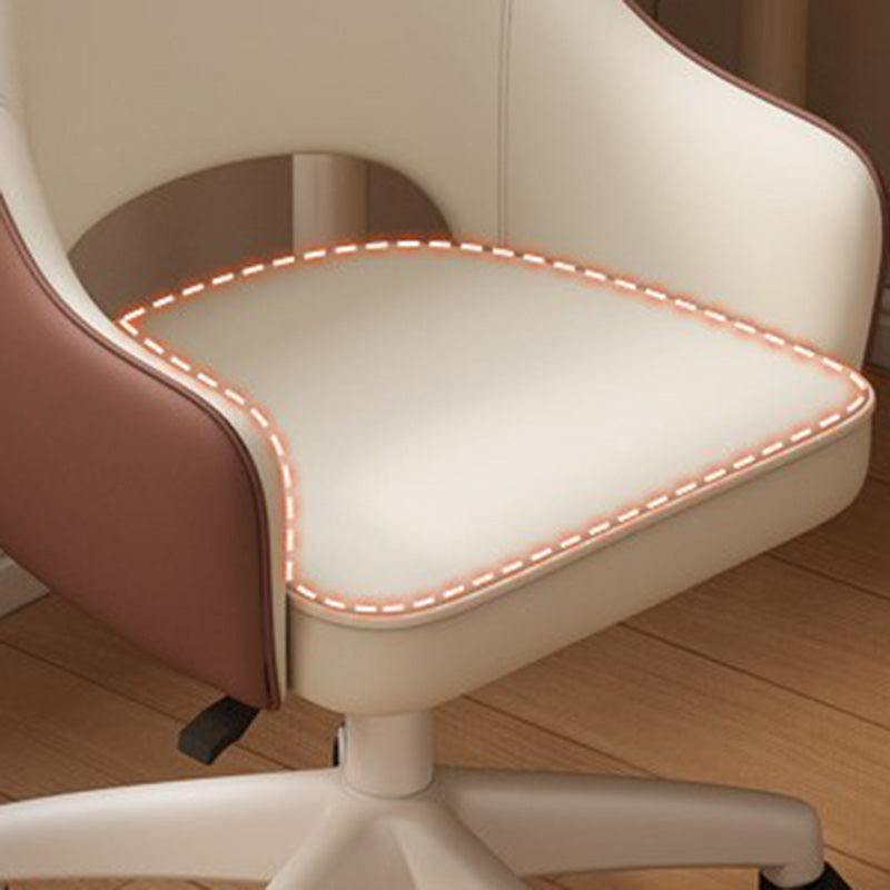 Minimalist Swivel Adjustable PU Leather Chair