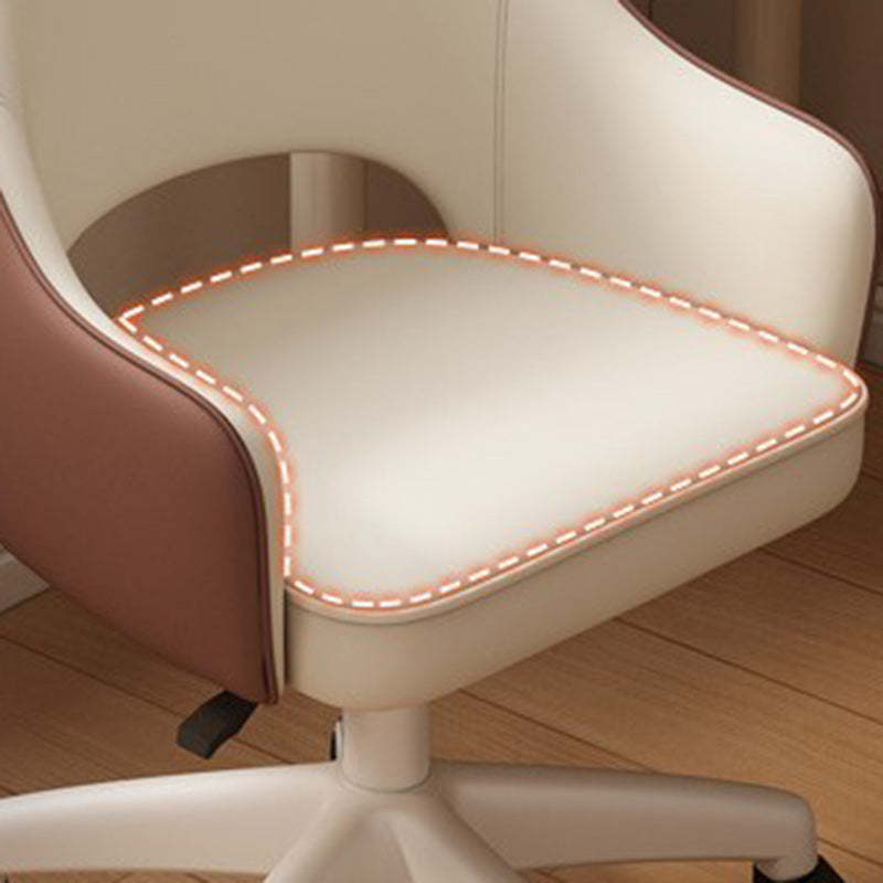 Minimalist Swivel Adjustable PU Leather Chair