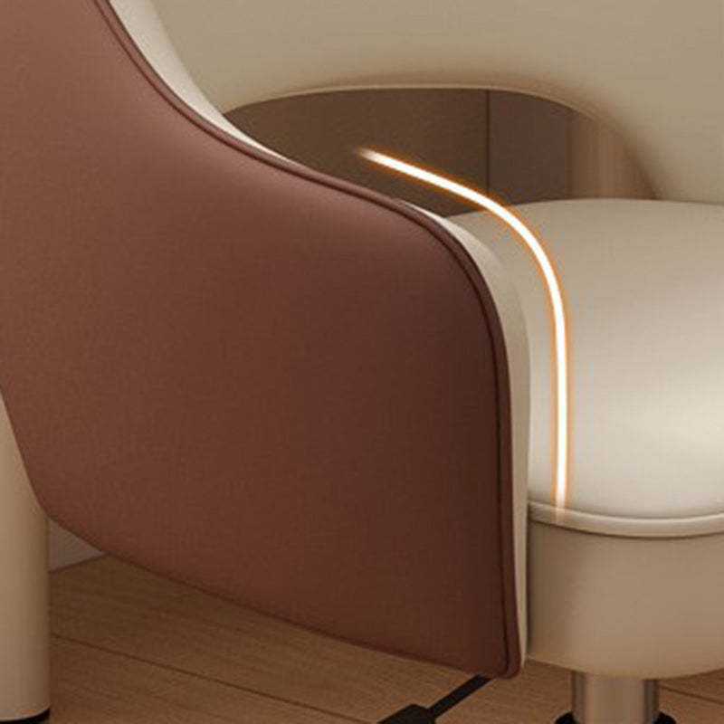 Minimalist Swivel Adjustable PU Leather Chair