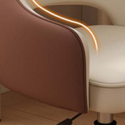 Minimalist Swivel Adjustable PU Leather Chair