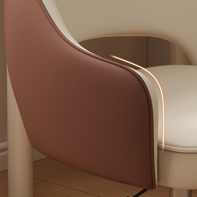 Minimalist Swivel Adjustable PU Leather Chair
