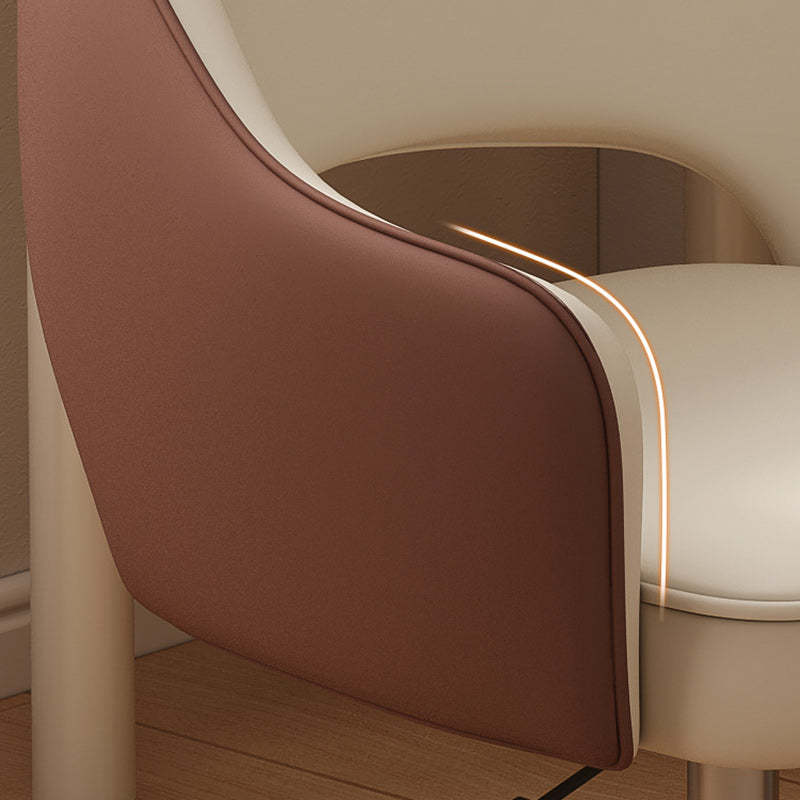 Minimalist Swivel Adjustable PU Leather Chair