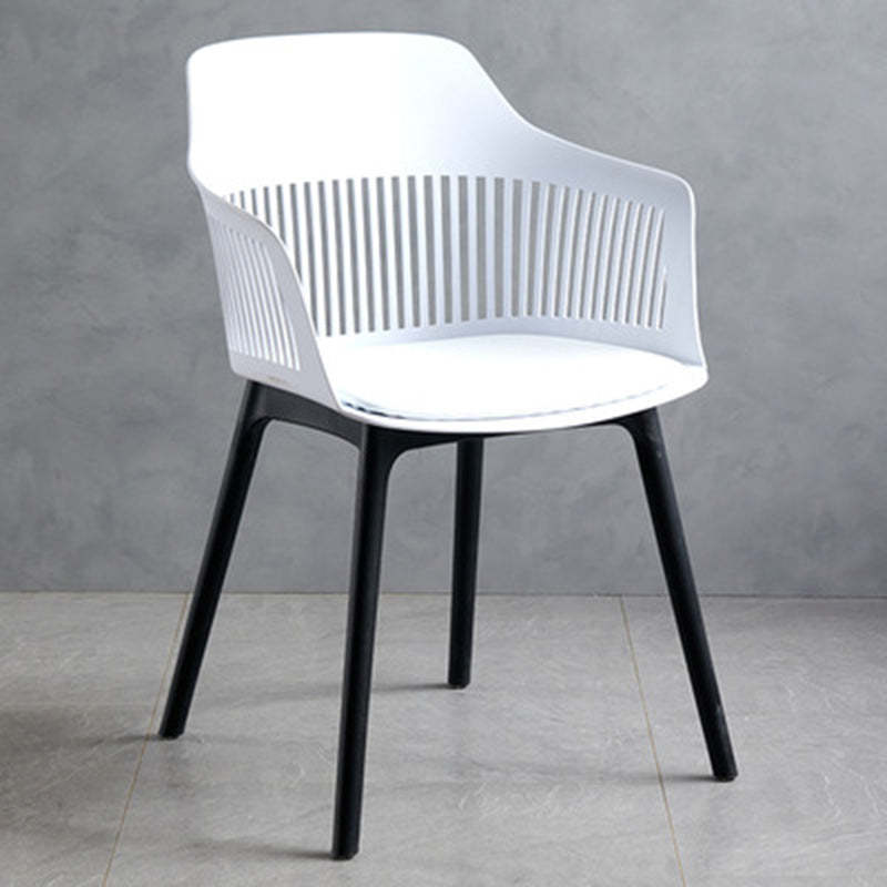 Minimalist square gray dining chairs & benches