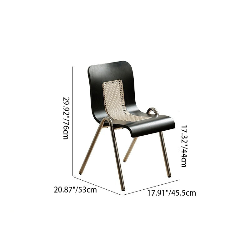Japanese Solid Wood Steel Dining Chair
