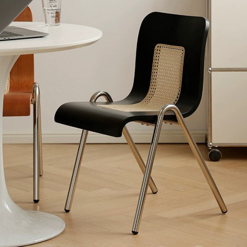 Japanese Solid Wood Steel Dining Chair