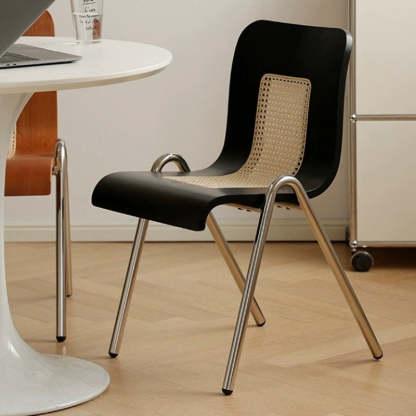 Japanese Solid Wood Steel Dining Chair