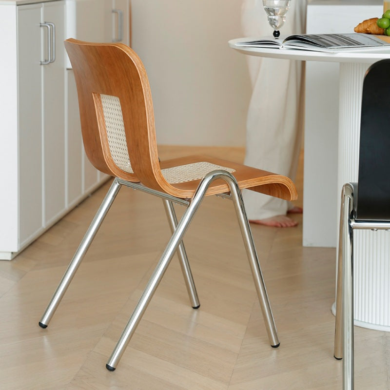 Japanese Solid Wood Steel Dining Chair