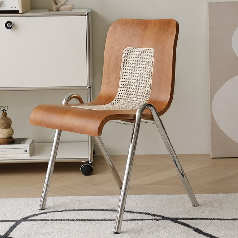 Japanese Solid Wood Steel Dining Chair