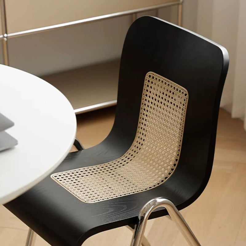 Japanese Solid Wood Steel Dining Chair