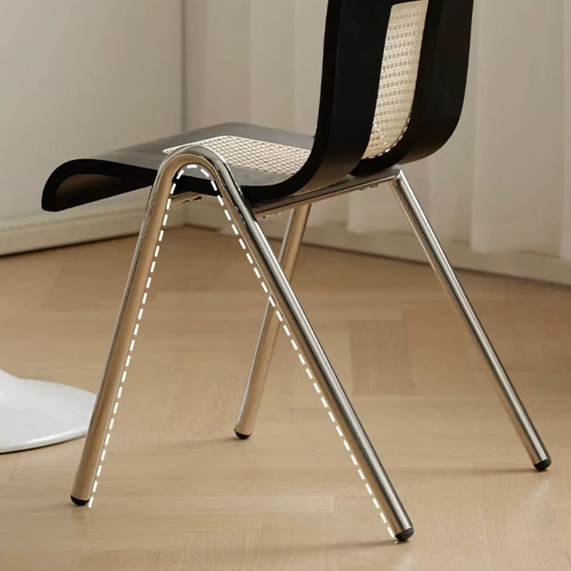 Japanese Solid Wood Steel Dining Chair