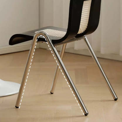 Japanese Solid Wood Steel Dining Chair