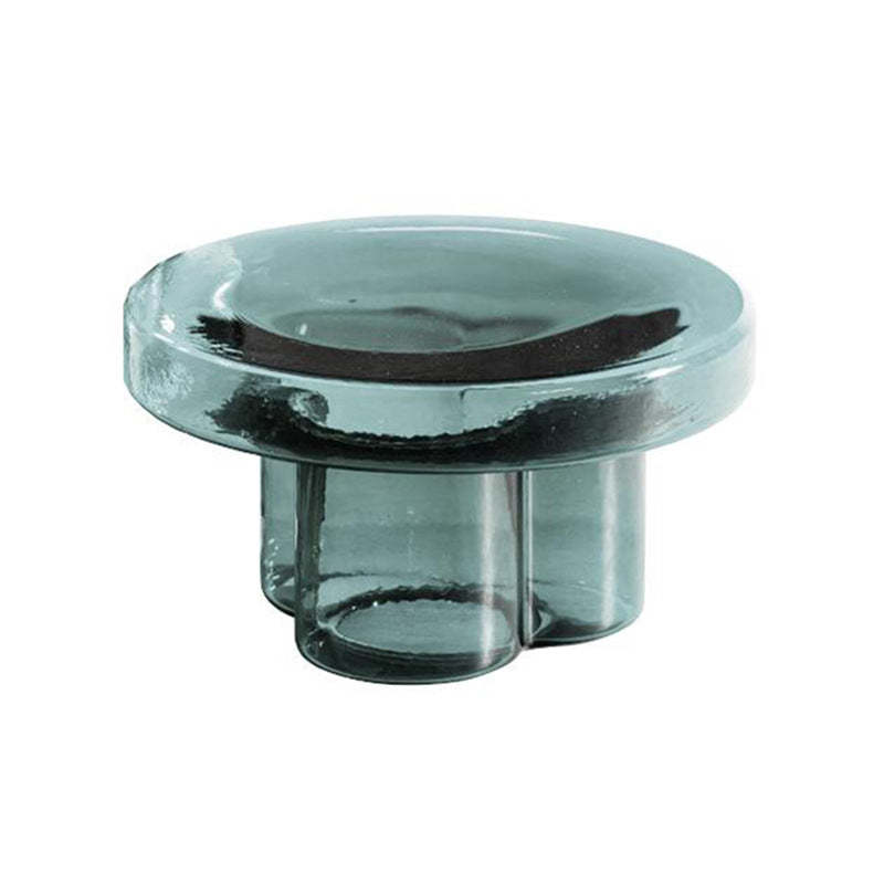 Minimalist Round Hardened Glass Coffee Table