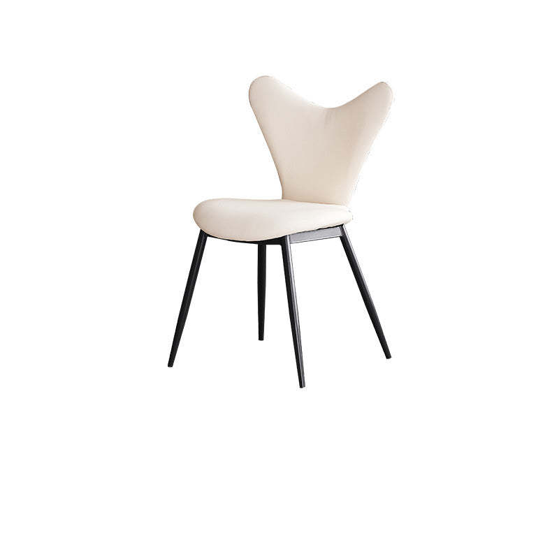Minimalist Triangle Microfiber Leather Dining Chair