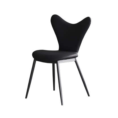 Minimalist Triangle Microfiber Leather Dining Chair