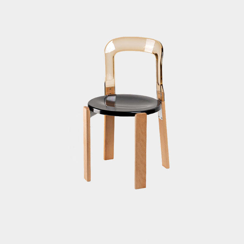 Wood aluminum glass dining chairs & benches for kitchen