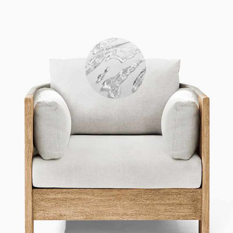 Modern Wood Rope Outdoor Sofa