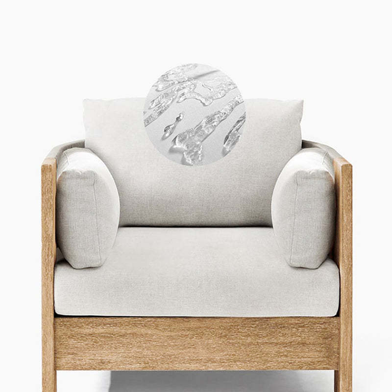 Modern Wood Rope Outdoor Sofa