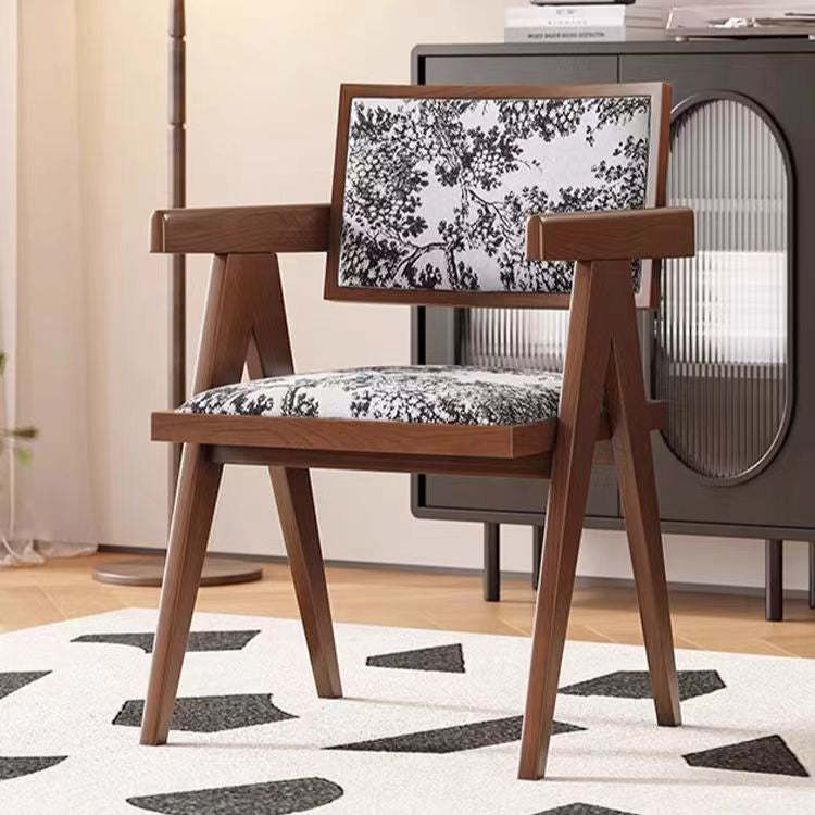 Vintage Solid Leather Dining Chair