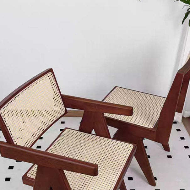 Vintage Solid Leather Dining Chair