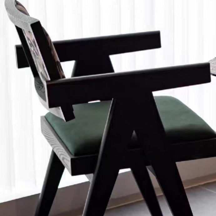 Vintage Solid Leather Dining Chair
