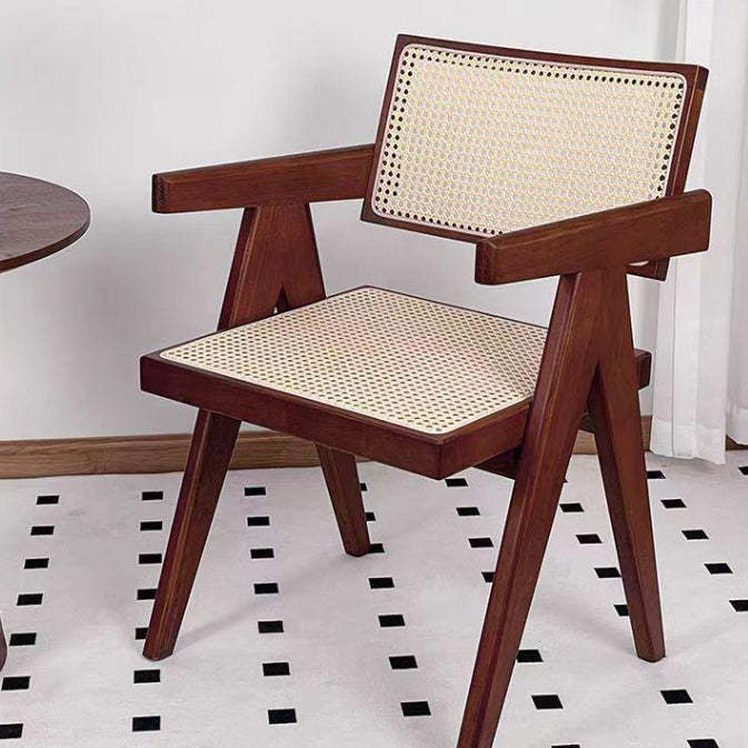 Vintage Solid Leather Dining Chair