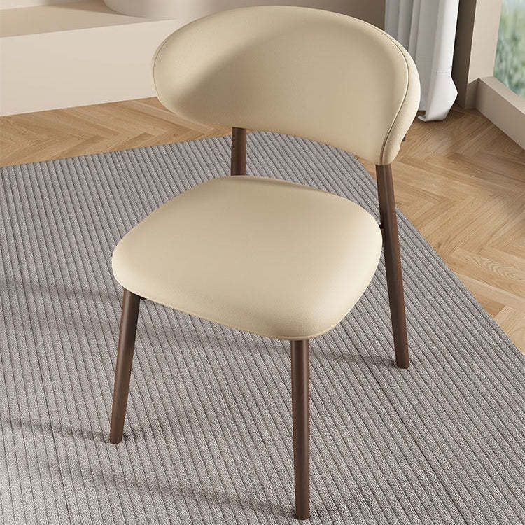 Scandinavian Oval Solid Wood Accent Chair