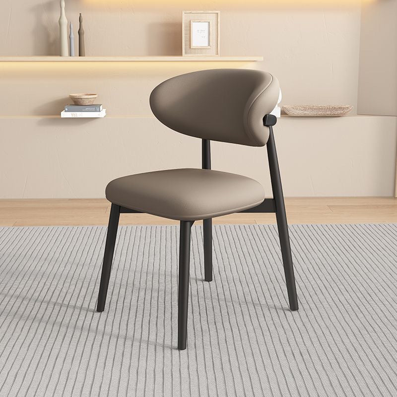 Scandinavian Oval Solid Wood Accent Chair