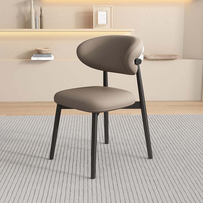 Scandinavian Oval Solid Wood Accent Chair