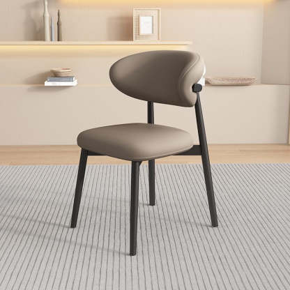 Scandinavian Oval Solid Wood Accent Chair