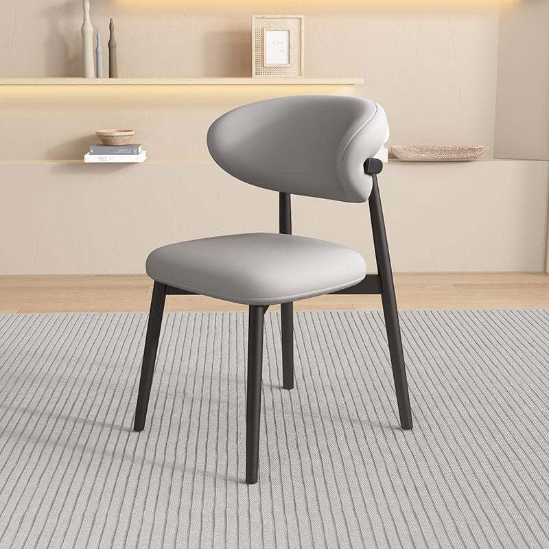Scandinavian Oval Solid Wood Accent Chair