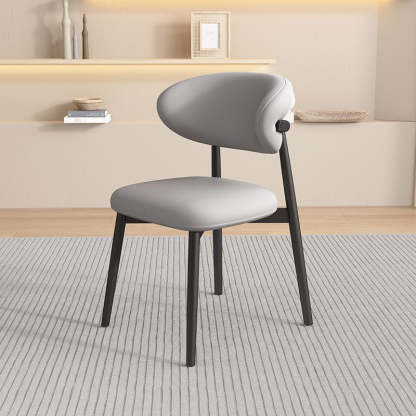 Scandinavian Oval Solid Wood Accent Chair