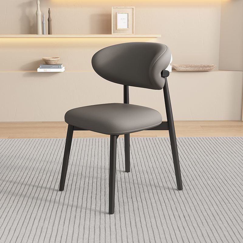 Scandinavian Oval Solid Wood Accent Chair