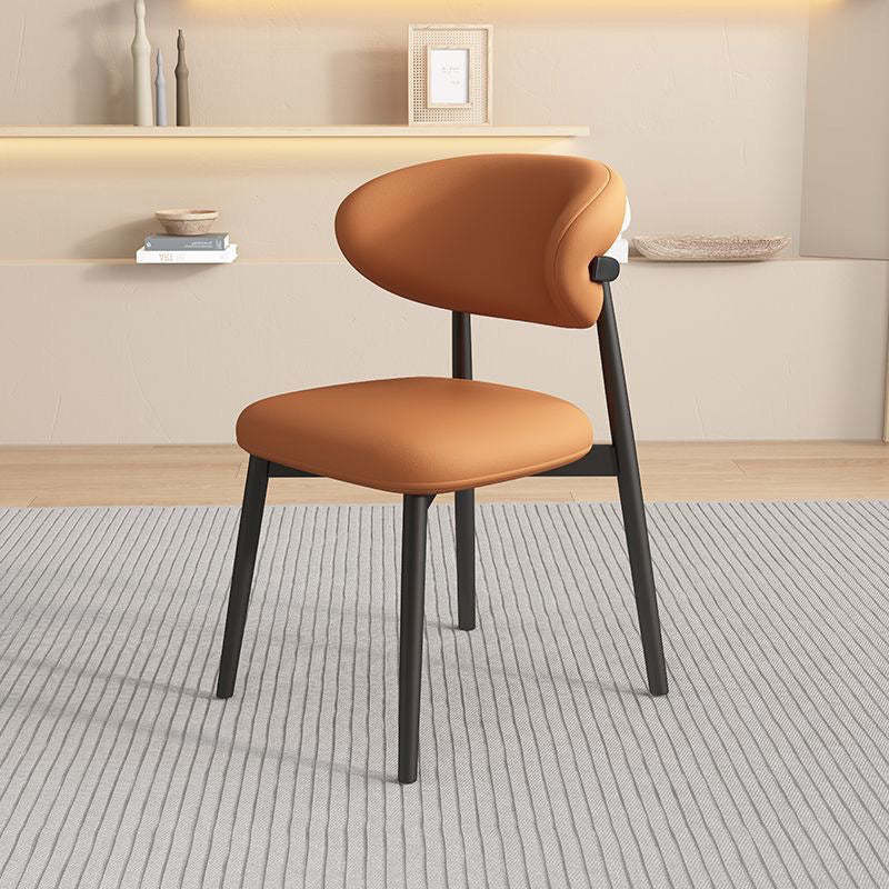 Scandinavian Oval Solid Wood Accent Chair