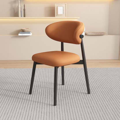 Scandinavian Oval Solid Wood Accent Chair