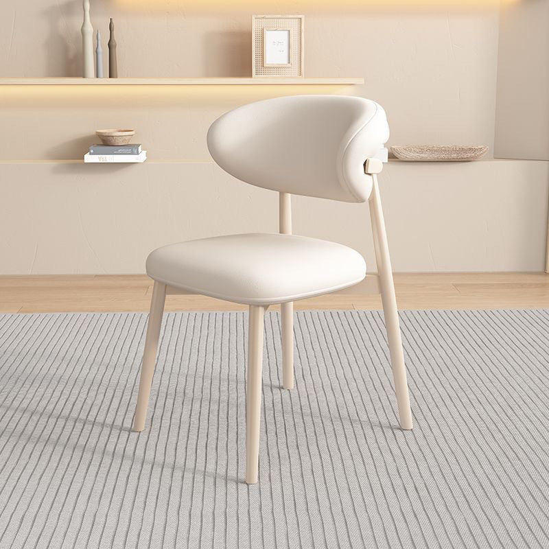 Scandinavian Oval Solid Wood Accent Chair
