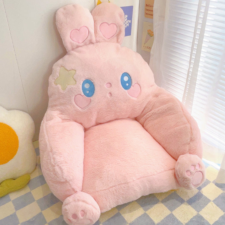 Artificial Rabbit Fur Cotton Recliner