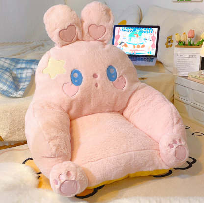 Artificial Rabbit Fur Cotton Recliner