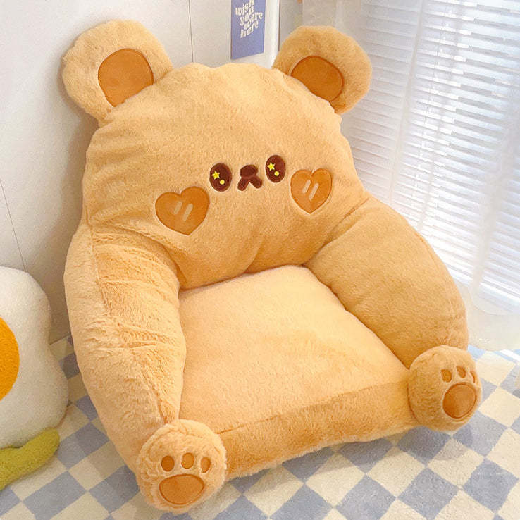 Artificial Rabbit Fur Cotton Recliner — C