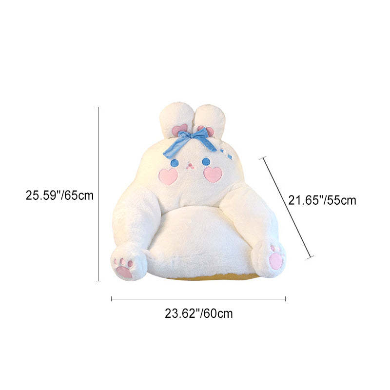 Artificial Rabbit Fur Cotton Recliner
