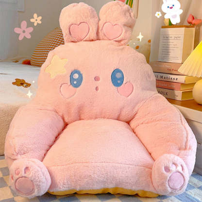 Artificial Rabbit Fur Cotton Recliner