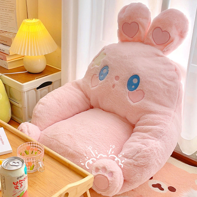 Artificial Rabbit Fur Cotton Recliner