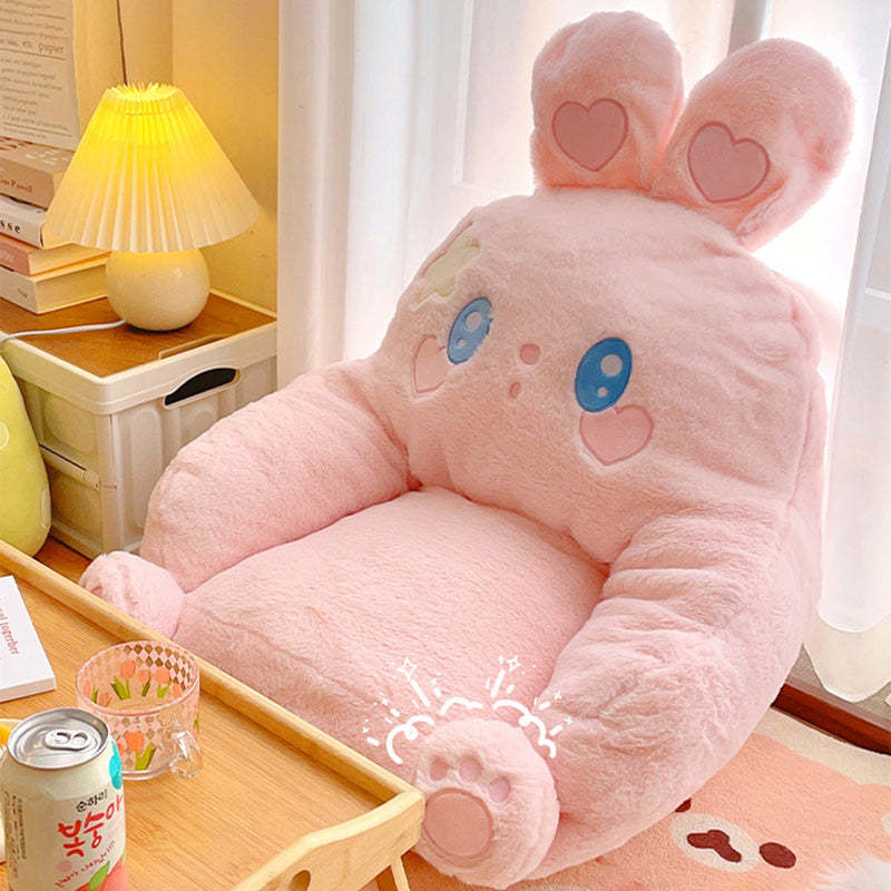 Artificial Rabbit Fur Cotton Recliner