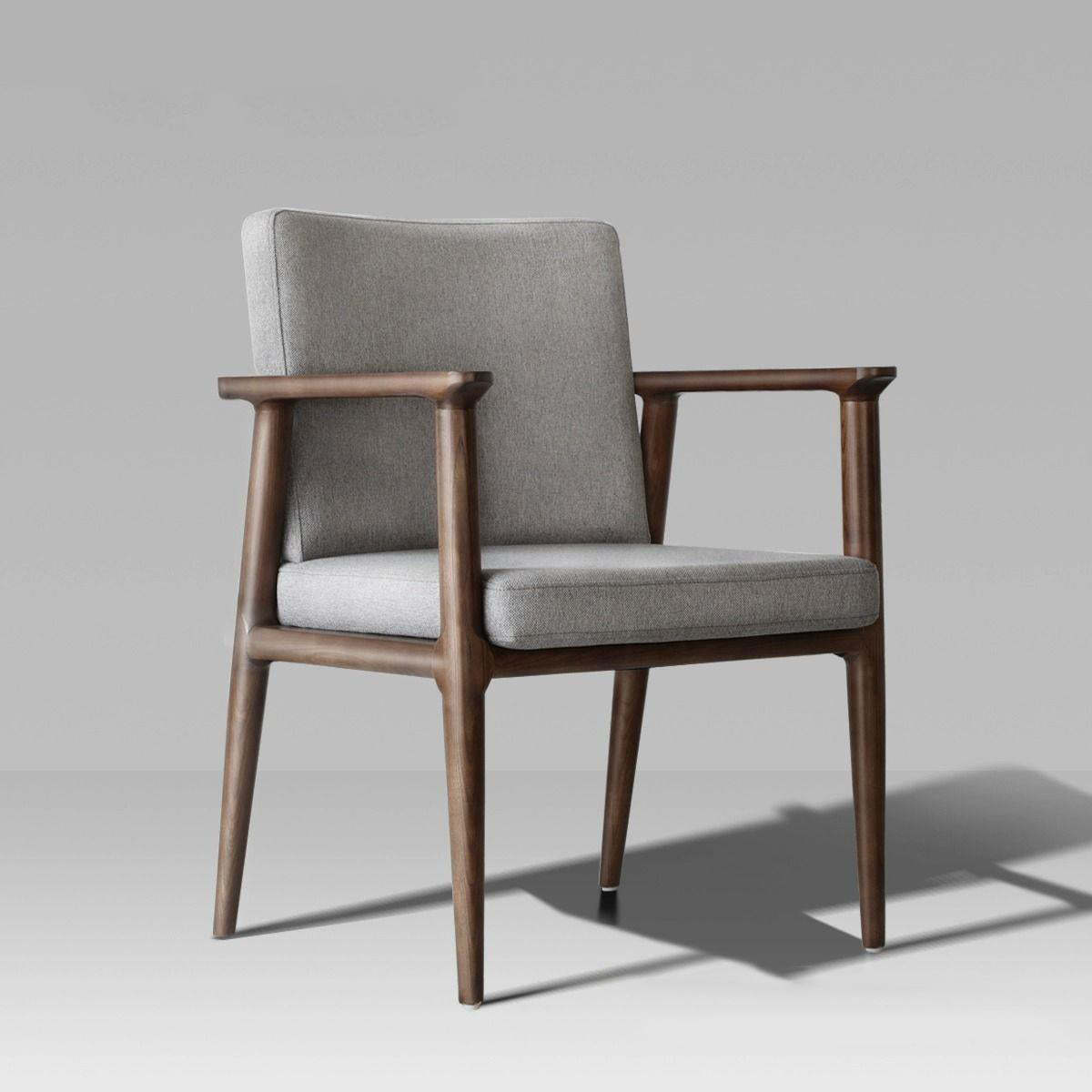 Modern Cushion Wood Dining Chair