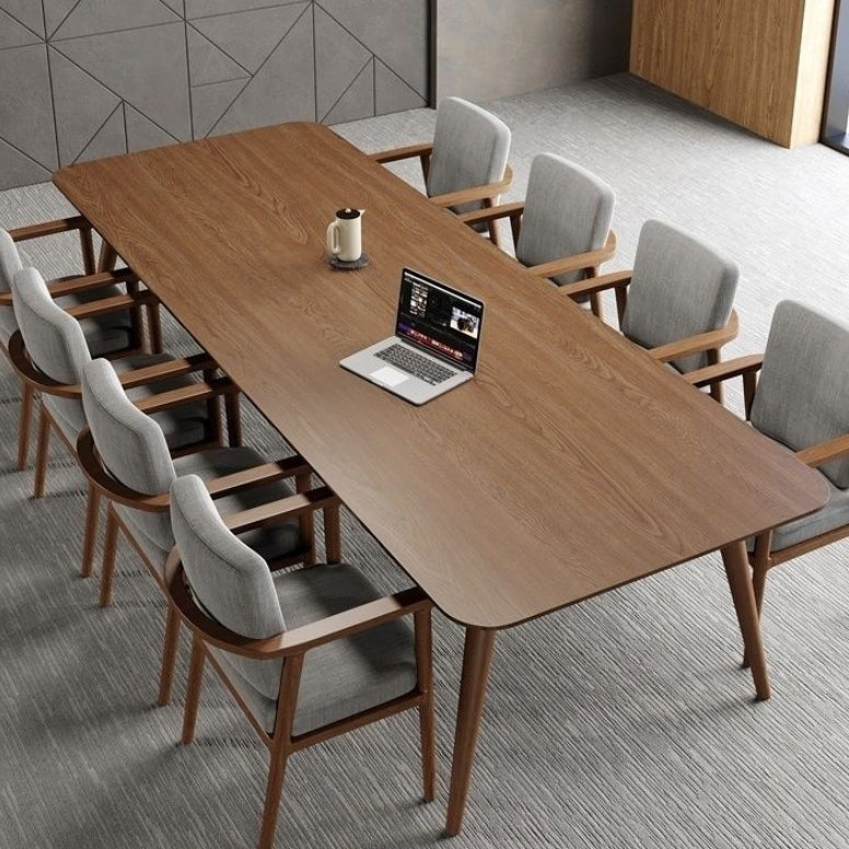 Modern Cushion Wood Dining Chair — Black