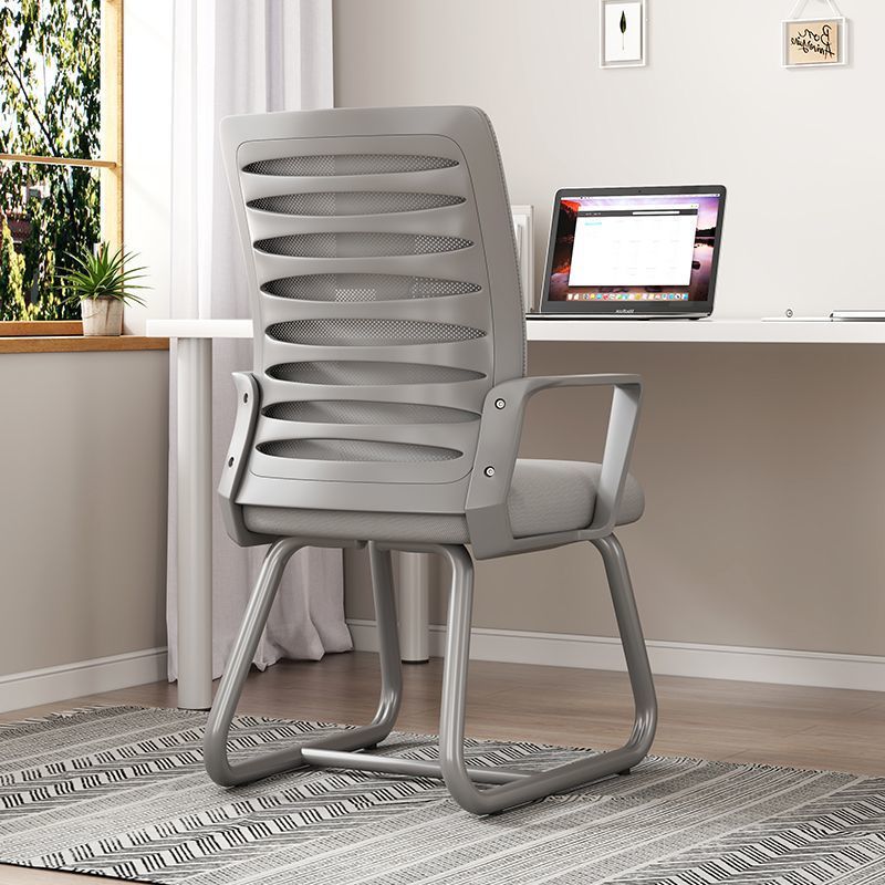 Minimalist Plastic Steel Latex Desk Chair