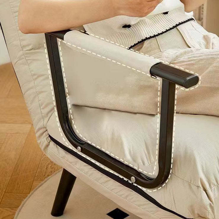 Modern Leather Steel Recliner