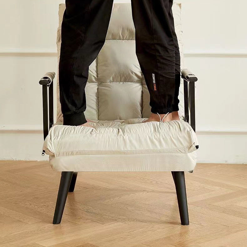 Modern Leather Steel Recliner